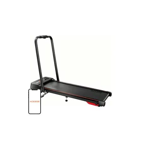 ACEZOE P12 Foldable Electric Treadmill (Black and Red)